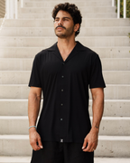 OPEN COLLAR CLASSIC LIGHT SHIRT