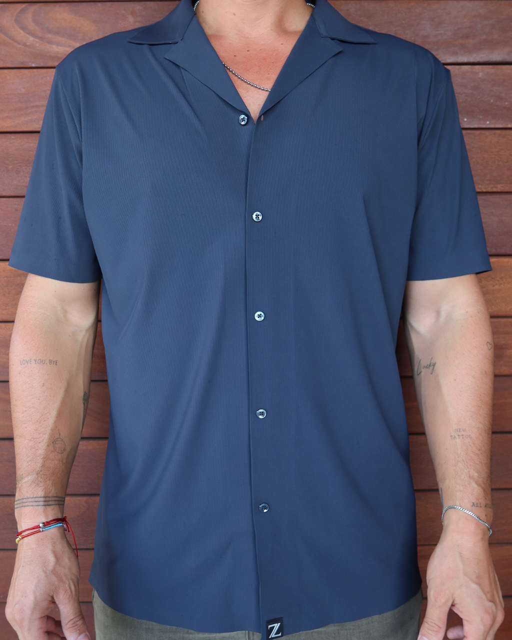 OPEN COLLAR CLASSIC LIGHT SHIRT