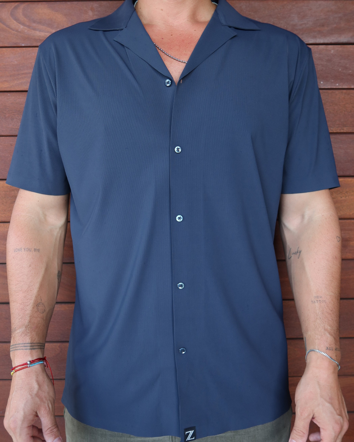 OPEN COLLAR CLASSIC LIGHT SHIRT