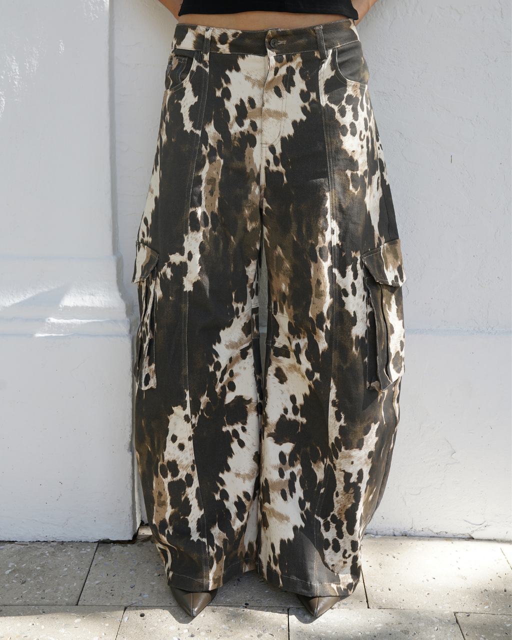 ZEVEN WIDE VACA SAFARI JEANS