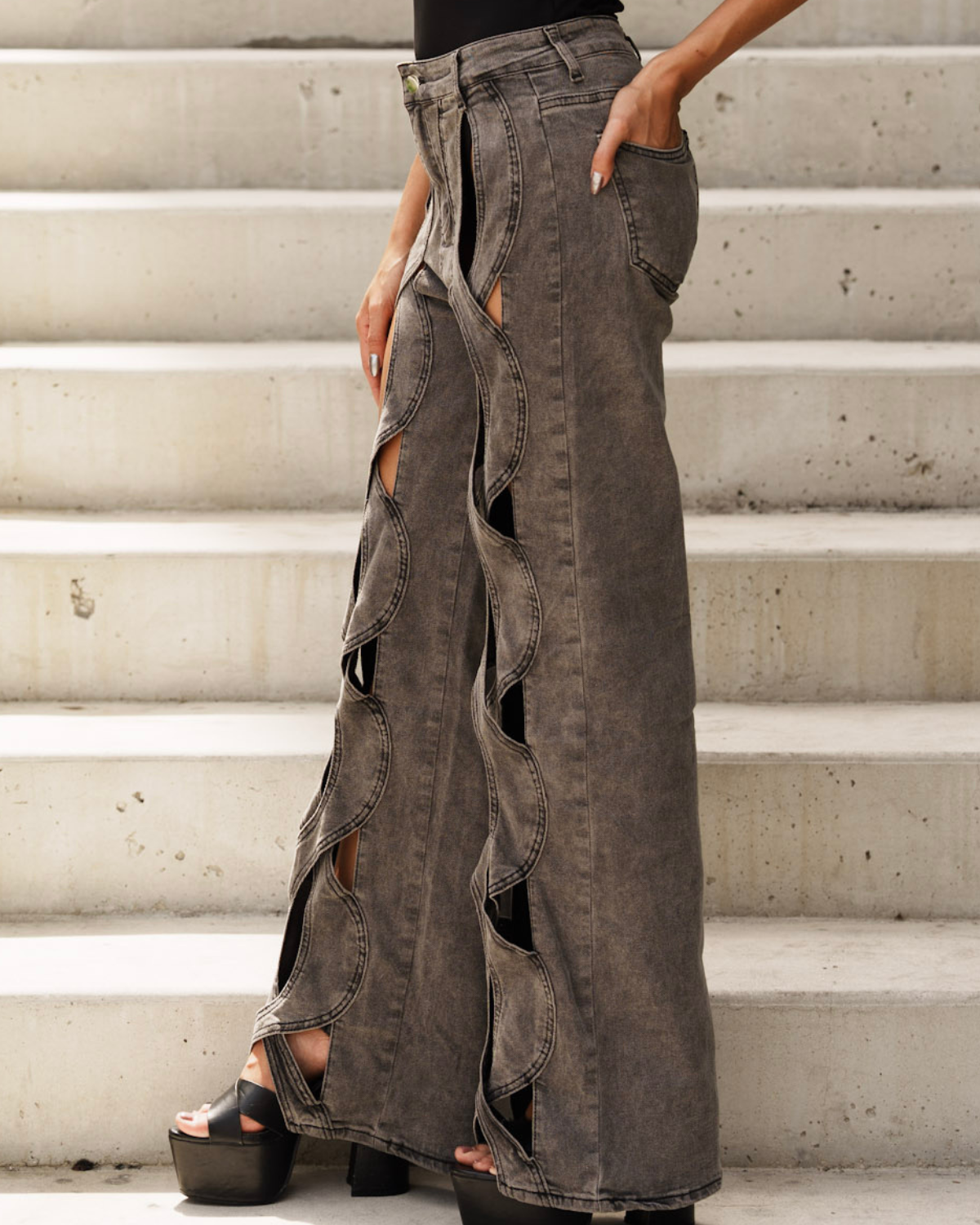 ZEVEN INHOLLOW JEANS