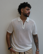 ZEVEN COAST ZIP POLO