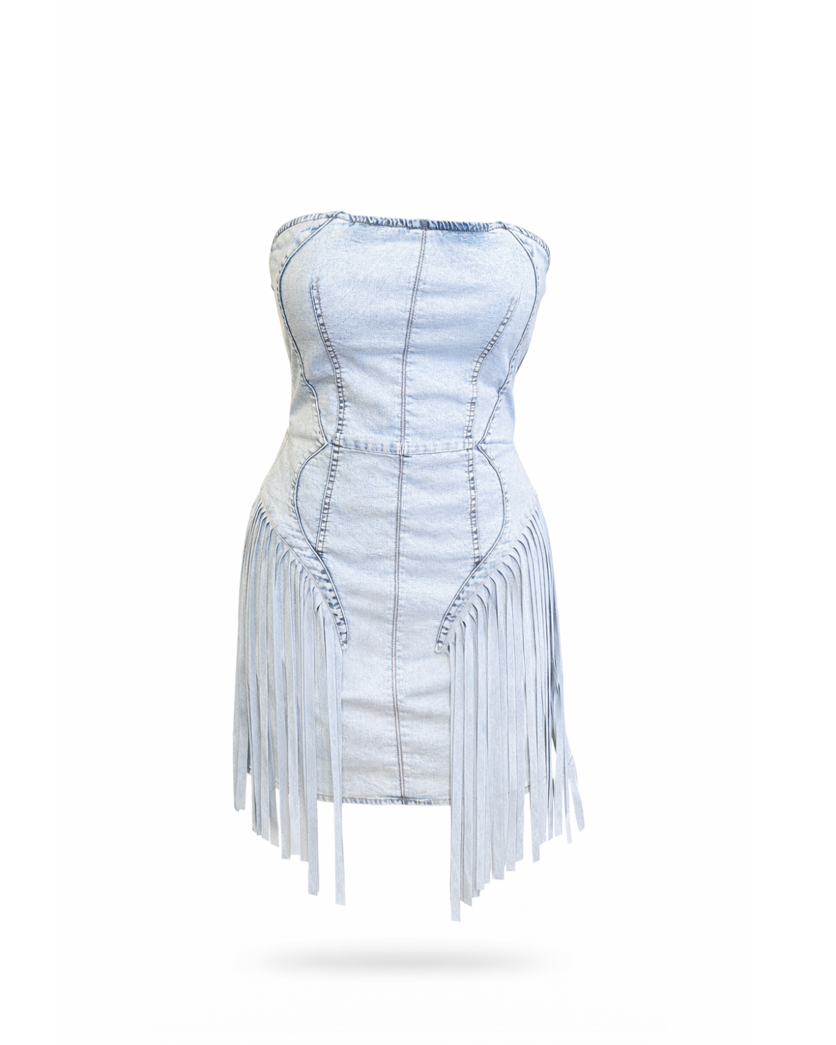 ZEVEN BOHO DENIM DRESSS