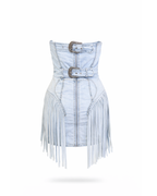 ZEVEN BOHO DENIM DRESSS