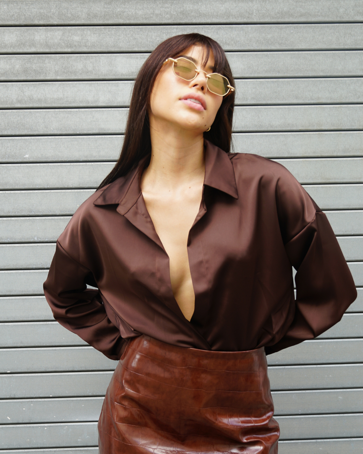 ZEVEN LE SILK BODY BLOUSE