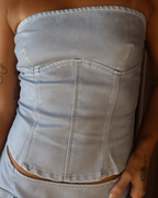 LADY GAGA LEATHER CORSET