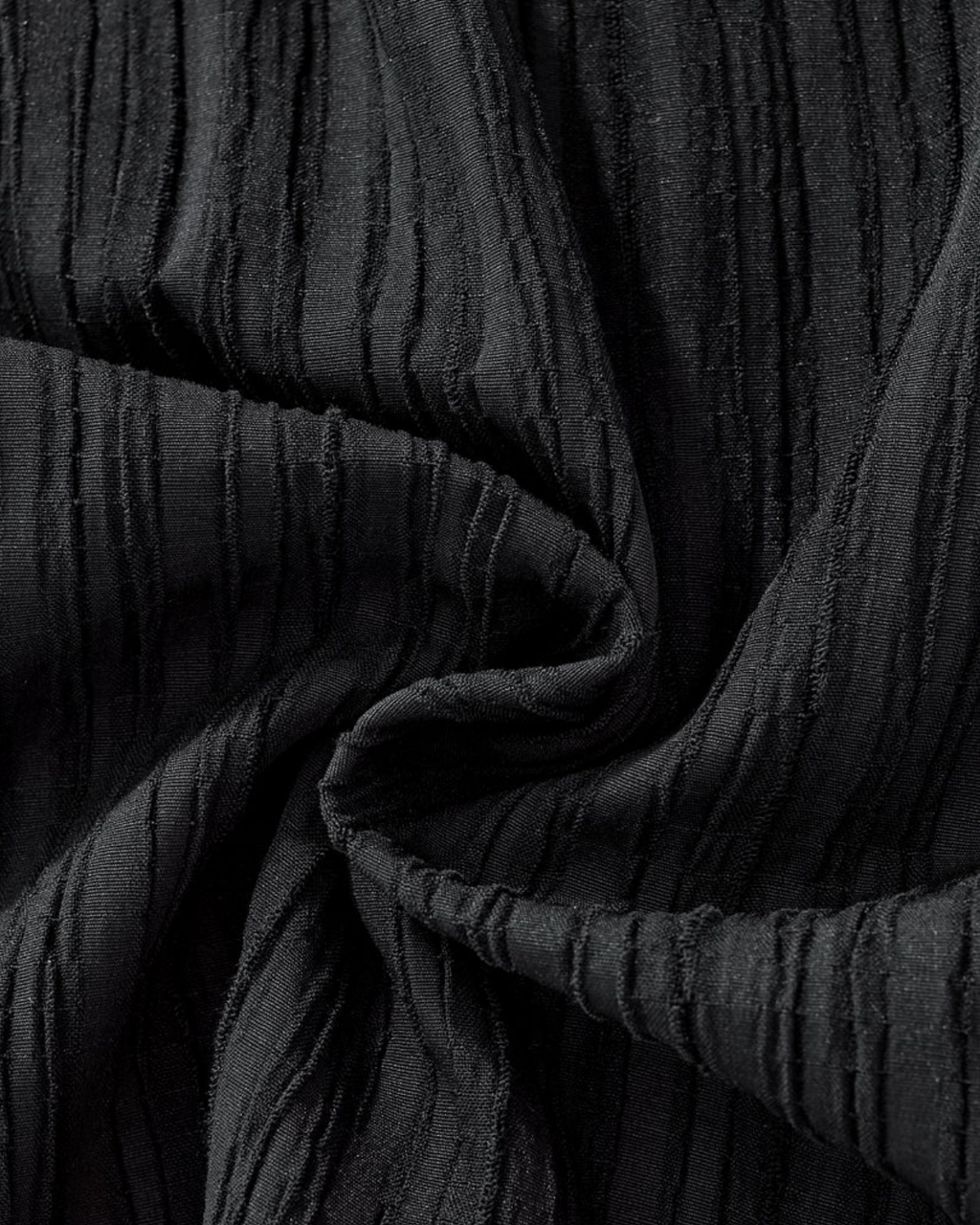 ZEVEN NOIR PLEATED SHIRT