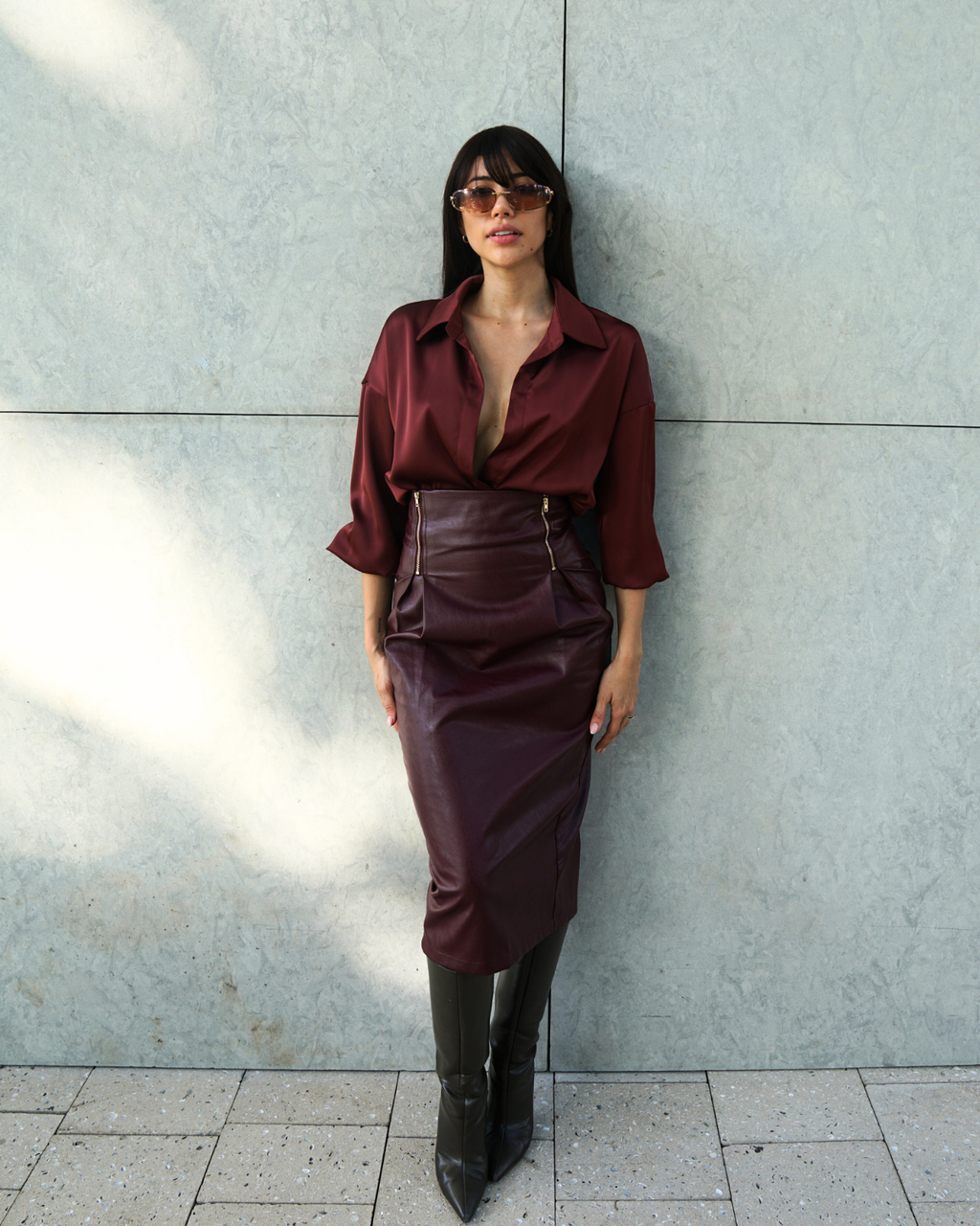 ZEVEN LE SILK BODY BLOUSE