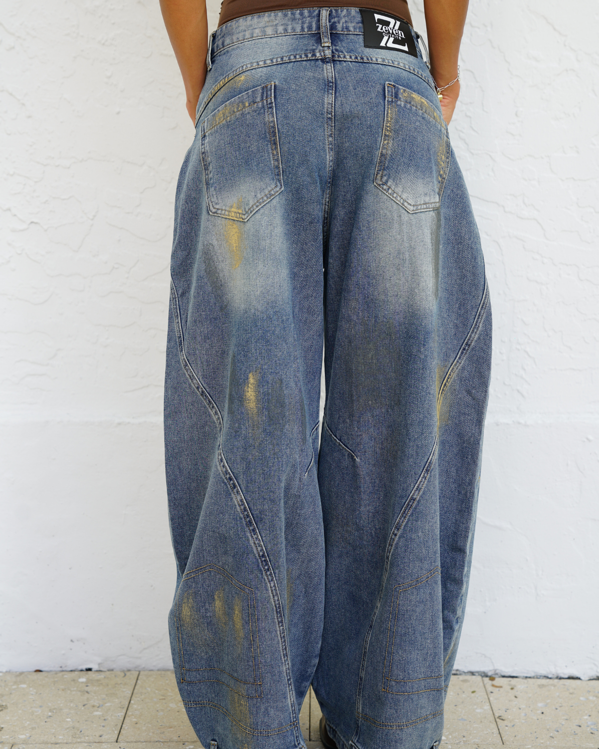 ZEVEN INOVERSIZED JEANS