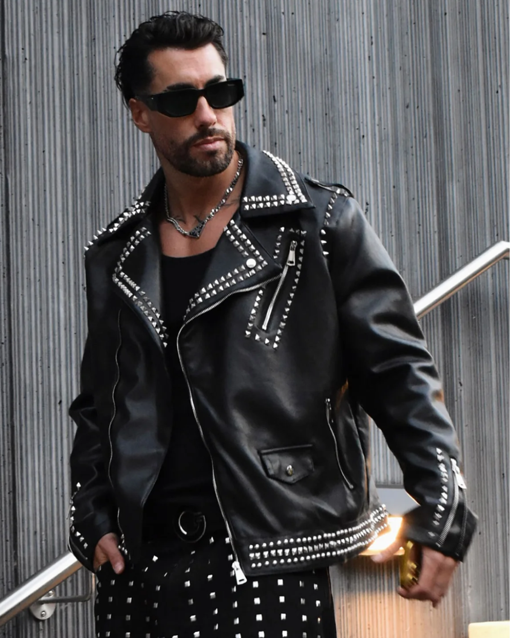 ZEVEN MOTO LEATHER JACKET