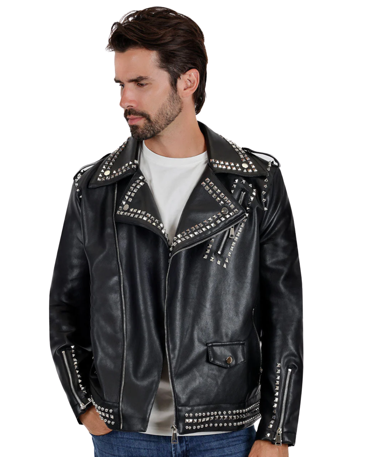 ZEVEN MOTO LEATHER JACKET