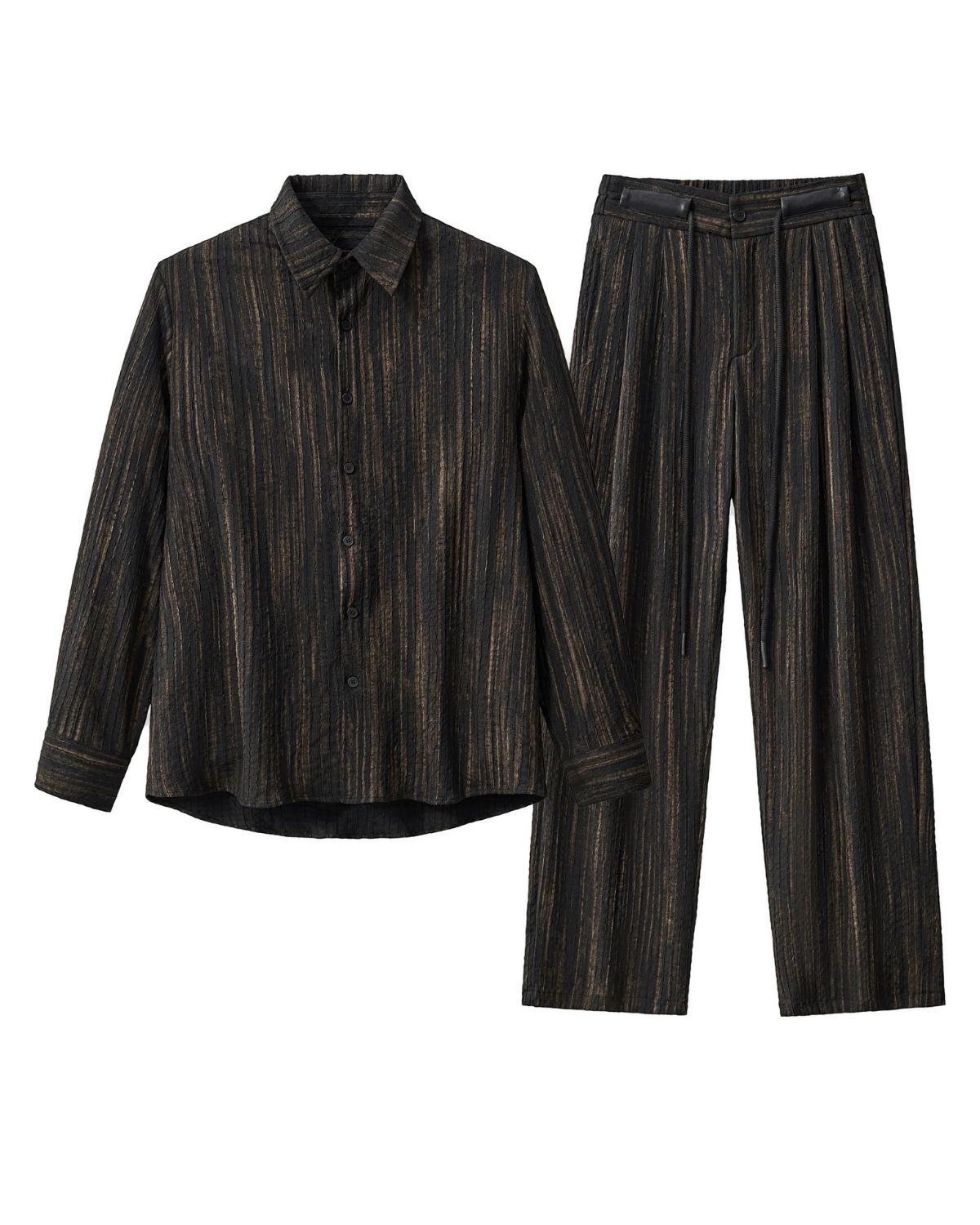 ZEVEN MIDNIGHT CRINKLE SHIRT