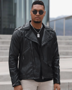 ZEVEN MOTO LEATHER JACKET