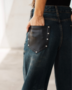 ZEVEN INPOCKET LEATHER JEANS