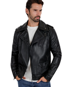 ZEVEN MOTO LEATHER JACKET