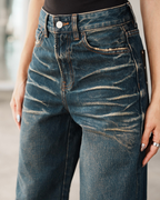 ZEVEN INPOCKET LEATHER JEANS