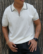 ZEVEN EDGE ZIP POLO