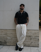 ZEVEN EDGE ZIP POLO