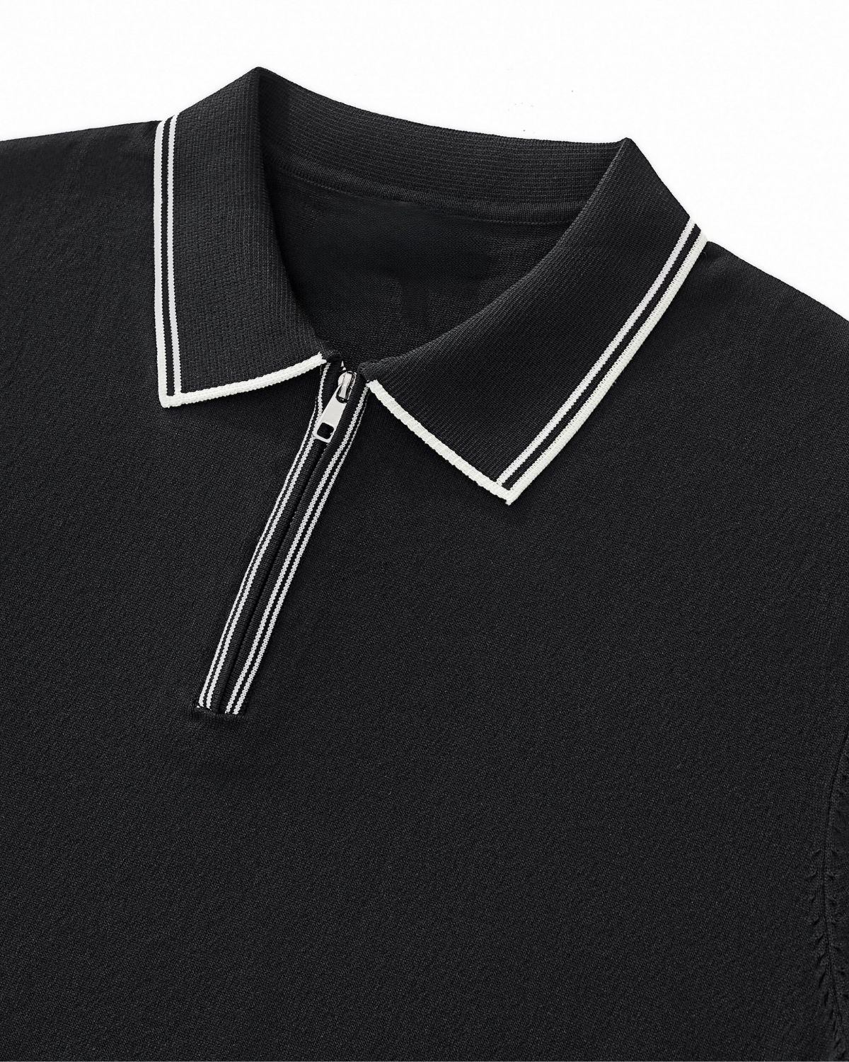 ZEVEN EDGE ZIP POLO