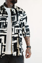 THE NIGHT SQUARE OFF WHITE image 1